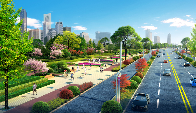 岷東新(xin)區(qu)富(fu)牛大(da)道及(ji)中(zhong)部(bu)組團(tuán)道路景觀80萬平方(fang)米景觀面積.jpg